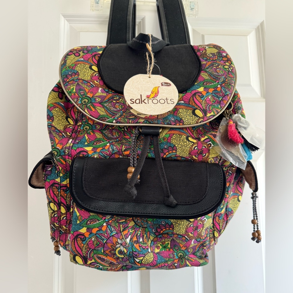 Sakroots Floral Multicolor Backpack - Artist Circle